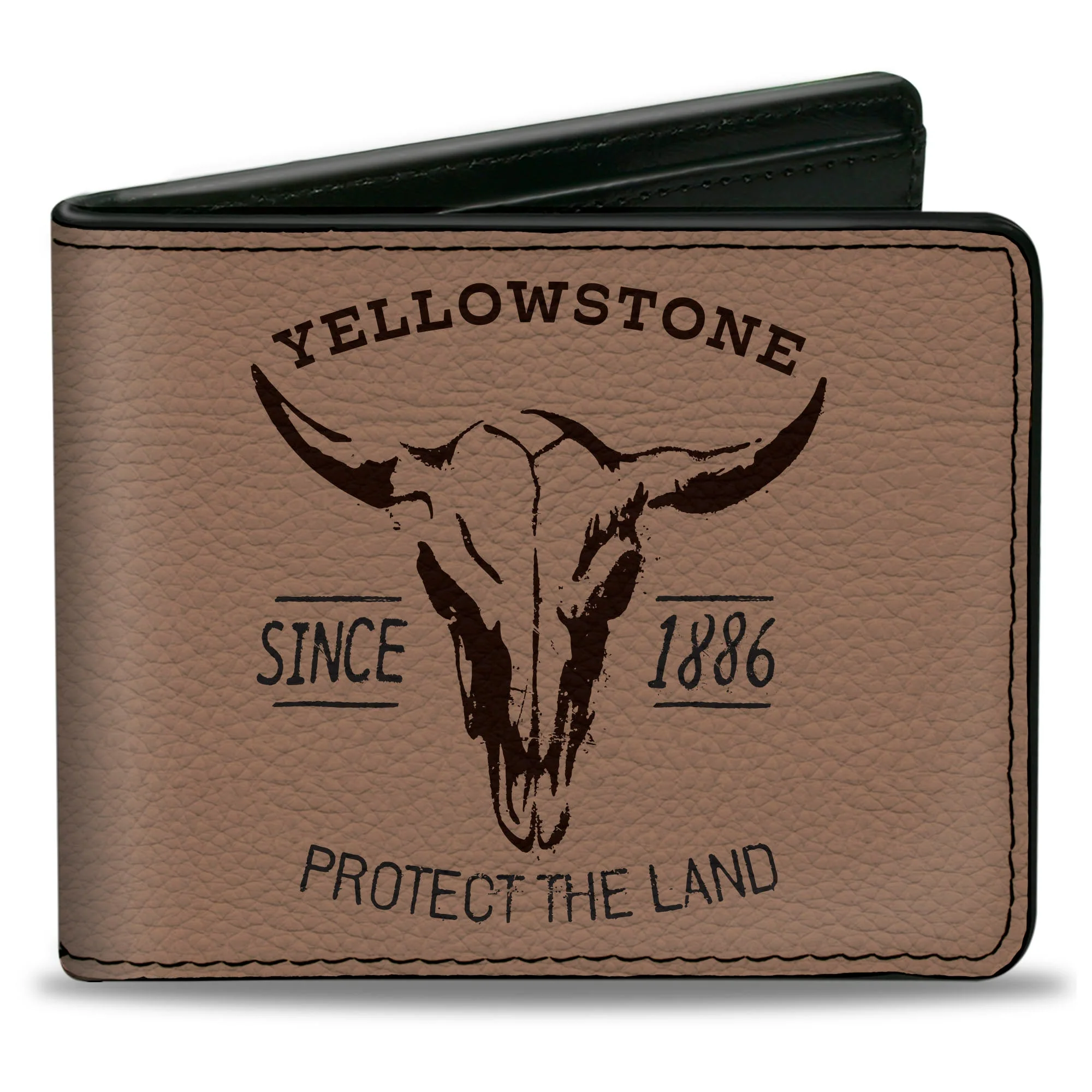 Yellowstone Protect The Land Since 1886 Bi-Fold Wallet