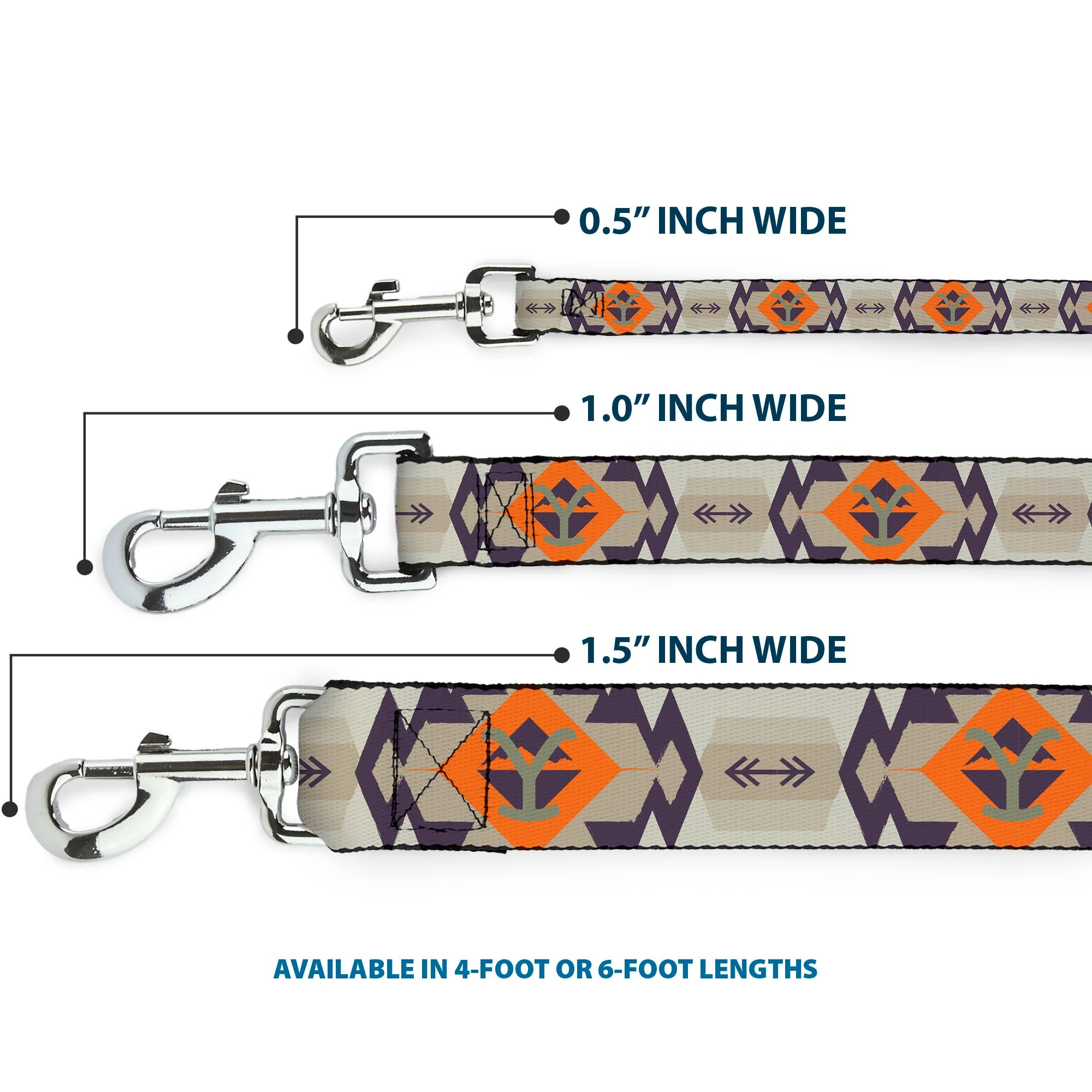 Yellowstone Y Logo Native American Tribal Pet Dog Leash - Image 3