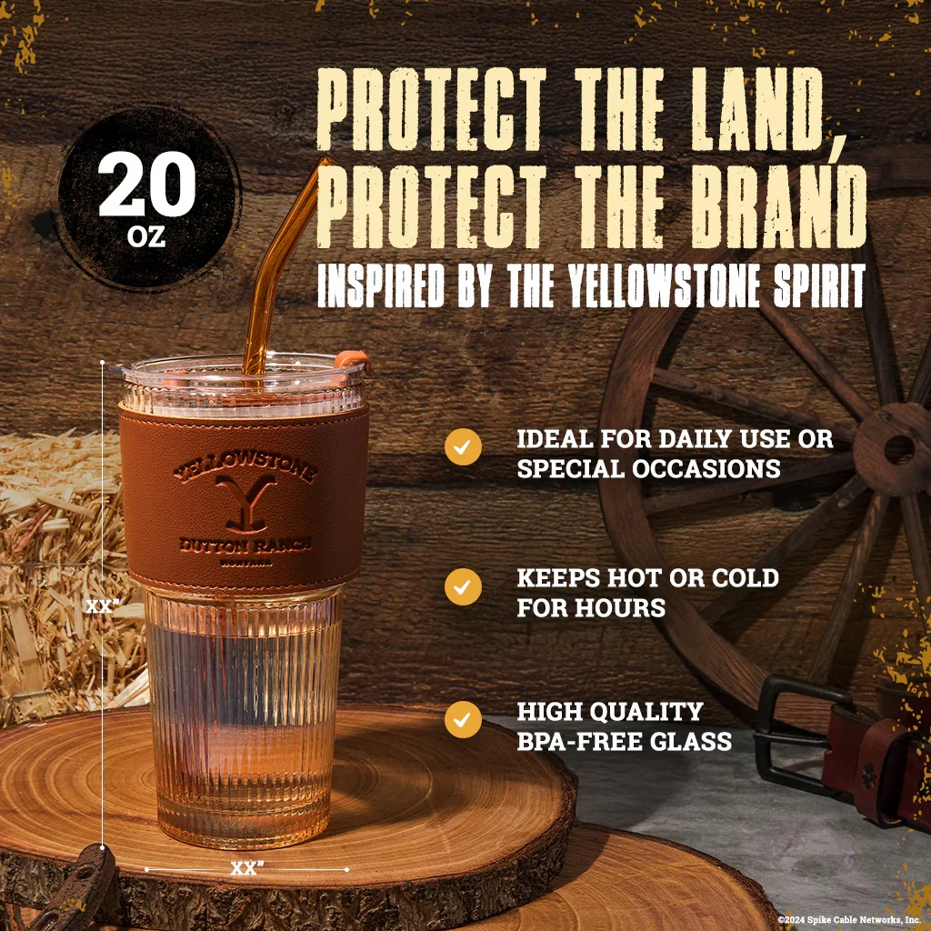 Dragon Glassware® x Yellowstone Drinking Glasses - Image 4