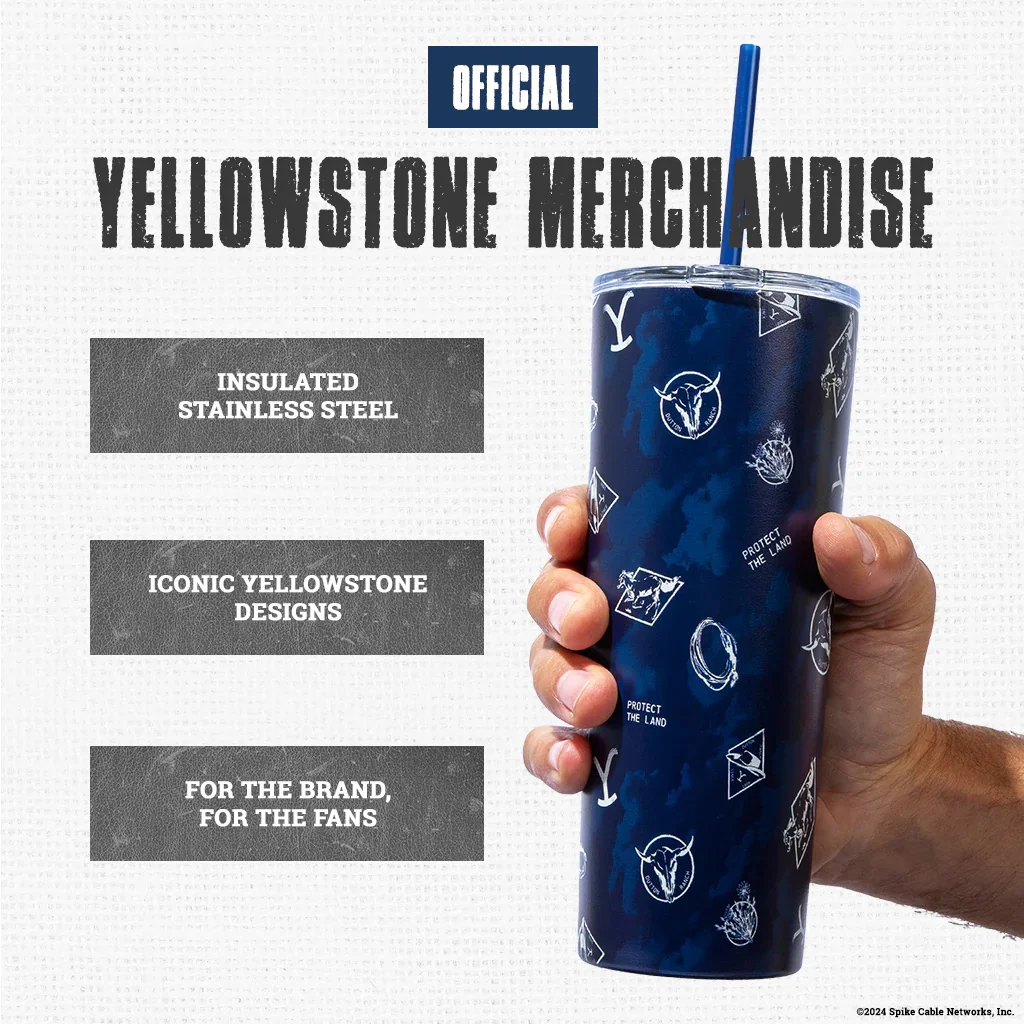 Dragon Glassware® x Yellowstone Protect the Land Tumbler - Image 3