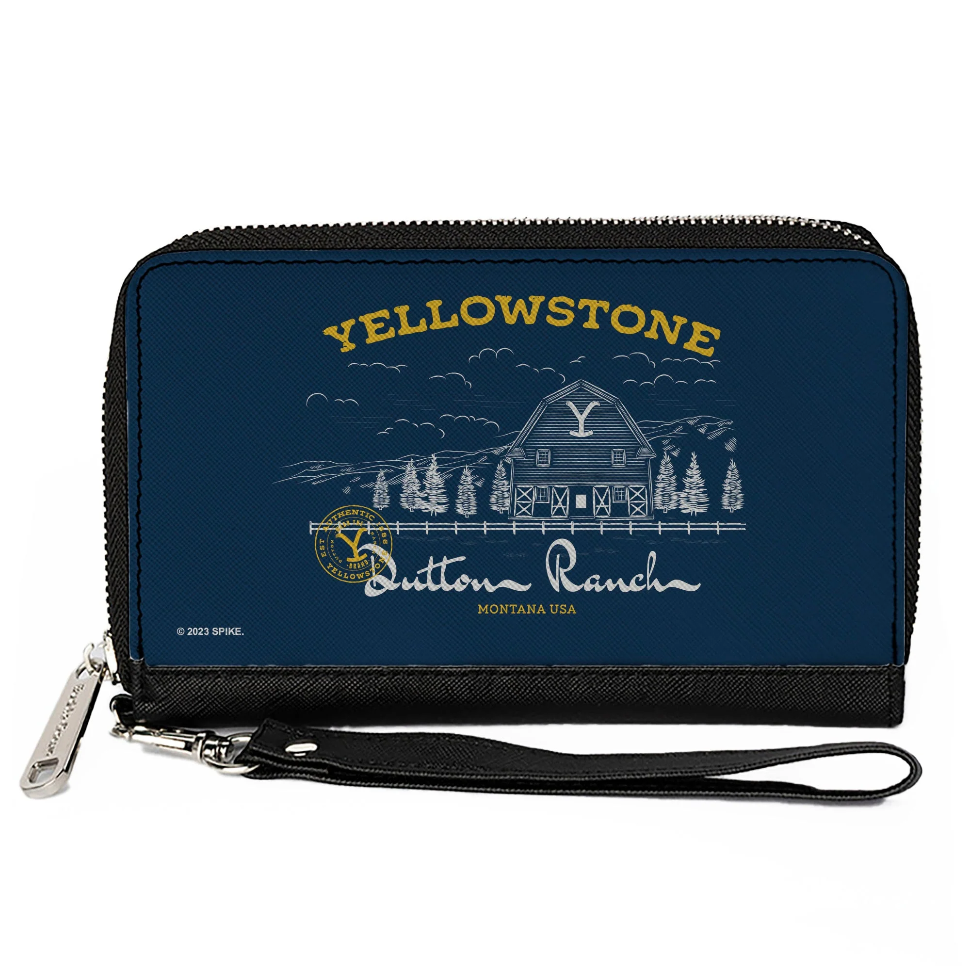 Yellowstone Dutton Ranch Landscape Zip Around Rectangle Wallet