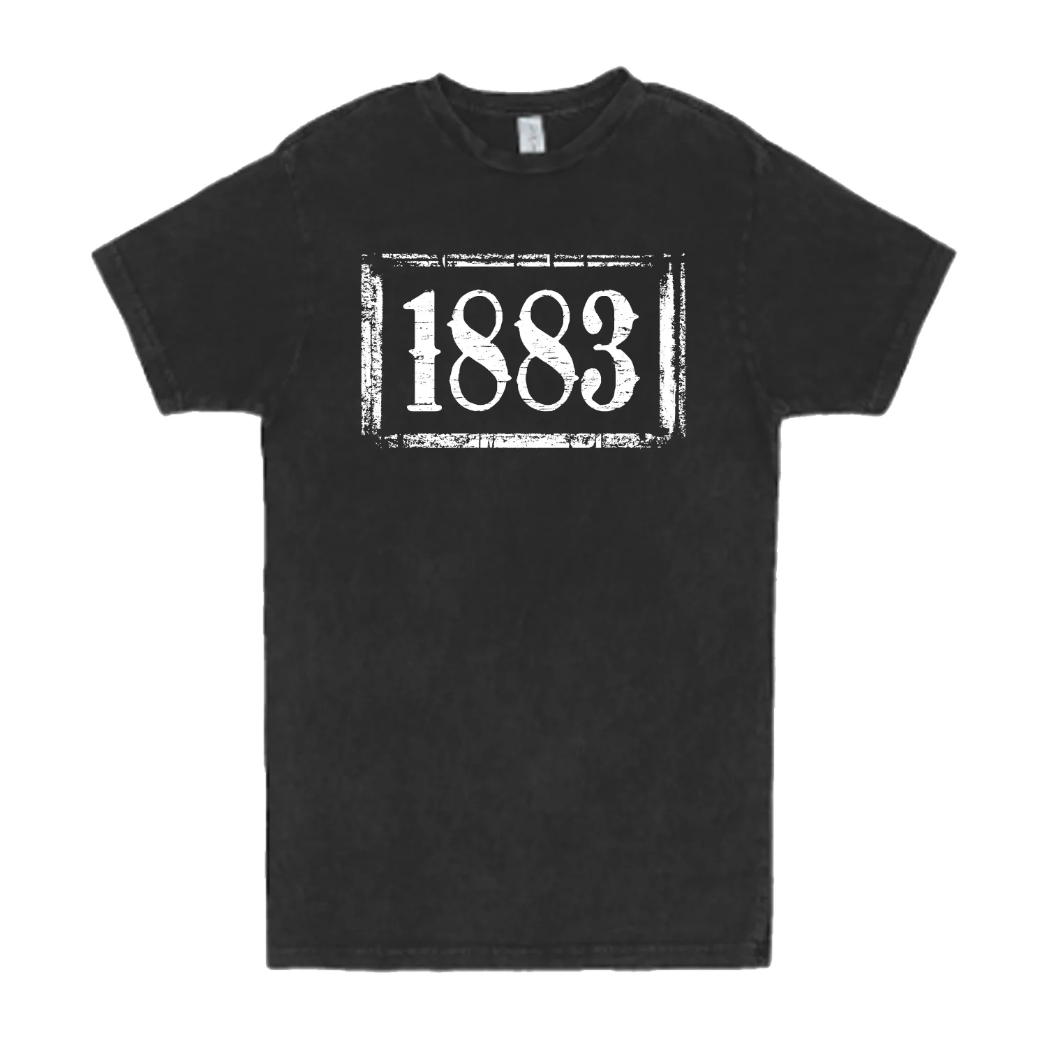 Yellowstone 1883 Logo Distressed Short Sleeve T-Shirt - Image 3
