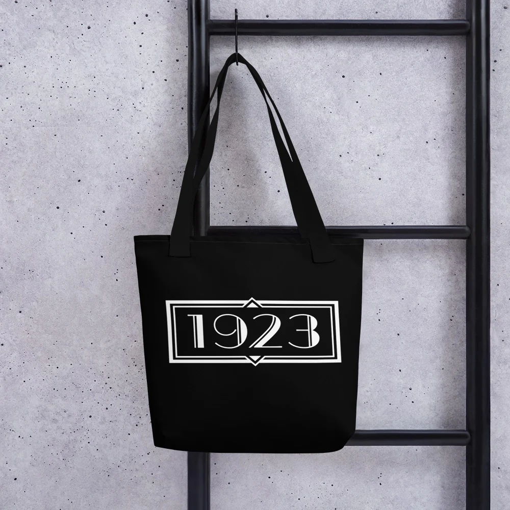 Yellowstone 1923 Logo Premium Tote Bag - Image 3