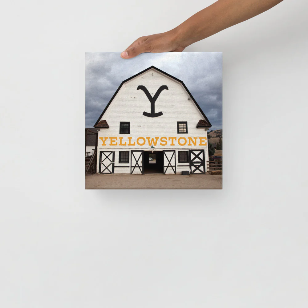 Yellowstone Barn Canvas - Image 3