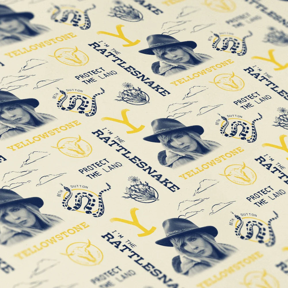 Yellowstone Beth Dutton Gift Wrap - Image 2