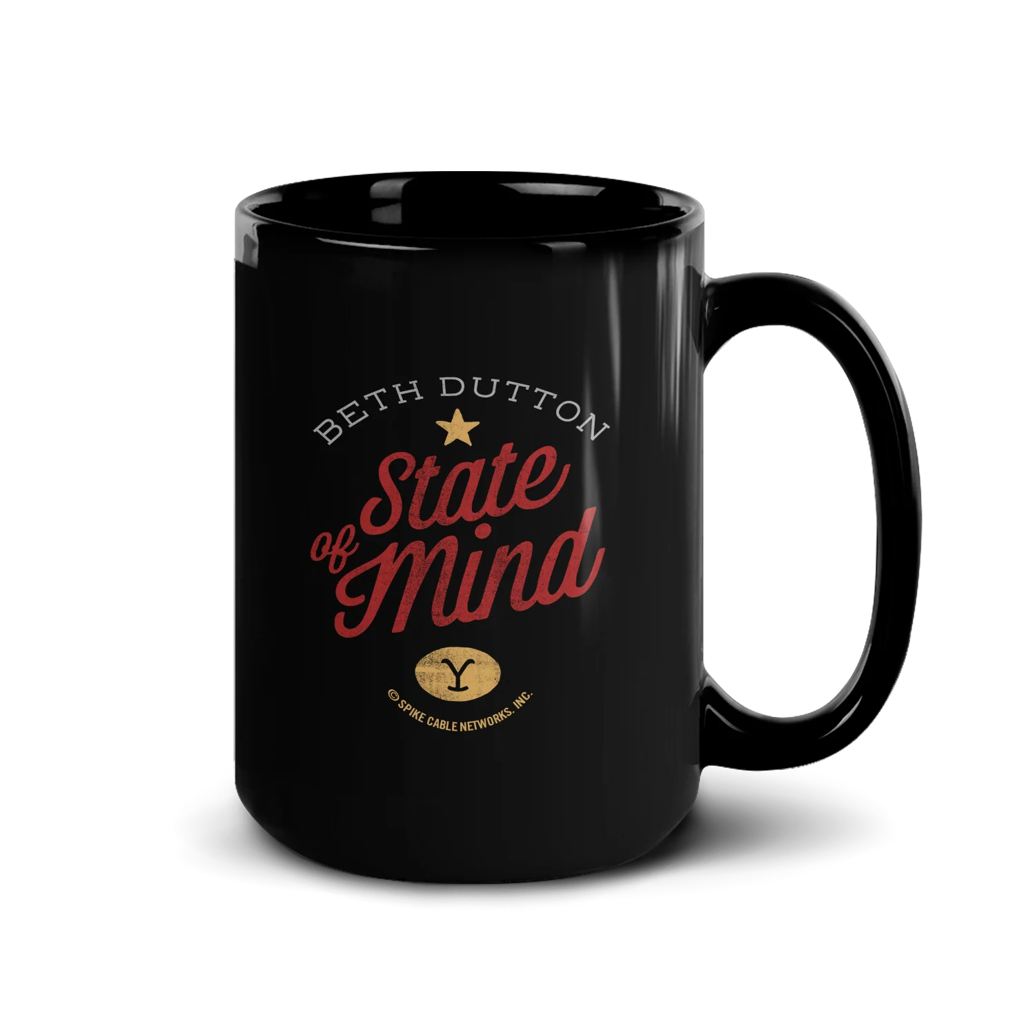 Yellowstone Beth Dutton State of Mind Black Mug - Image 4