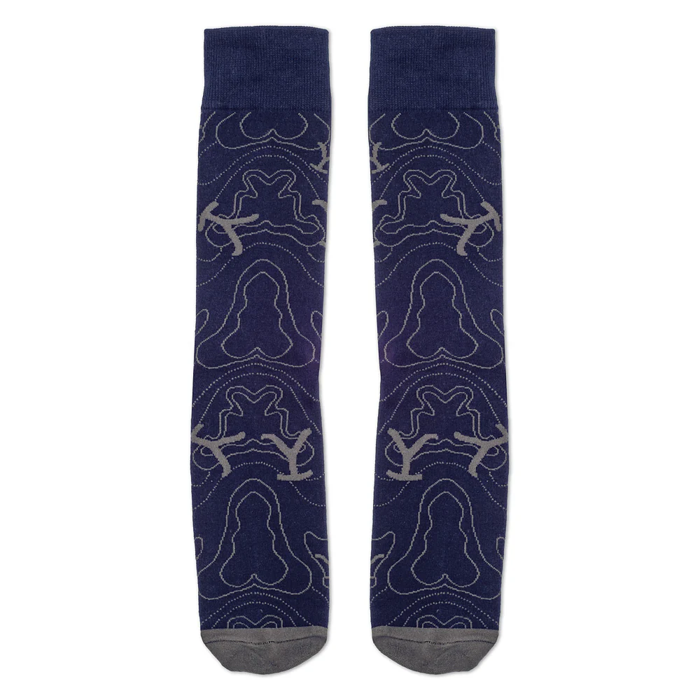 Yellowstone Blue Lines Logo Socks - Image 7