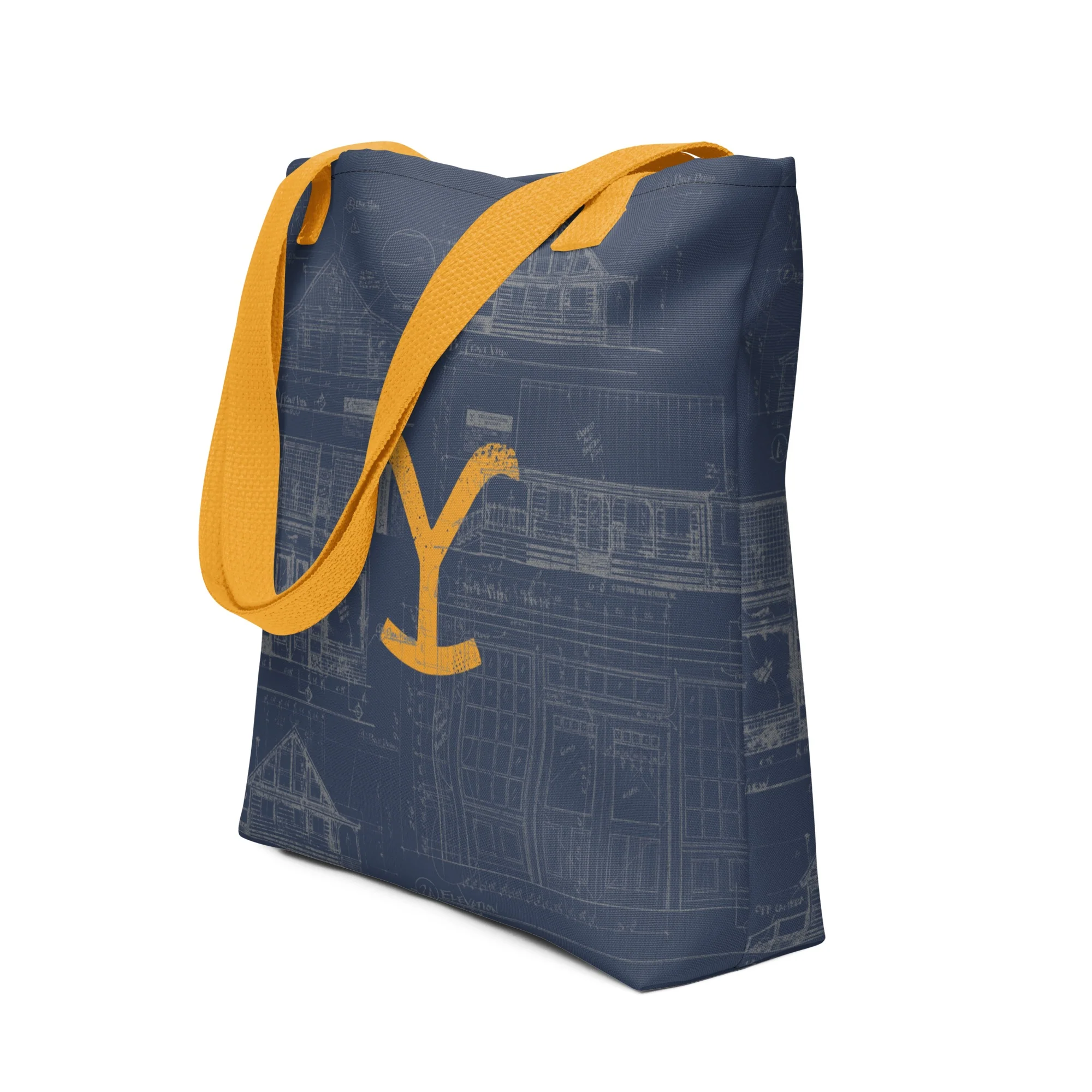 Yellowstone Historic Blueprint Tote - Image 3