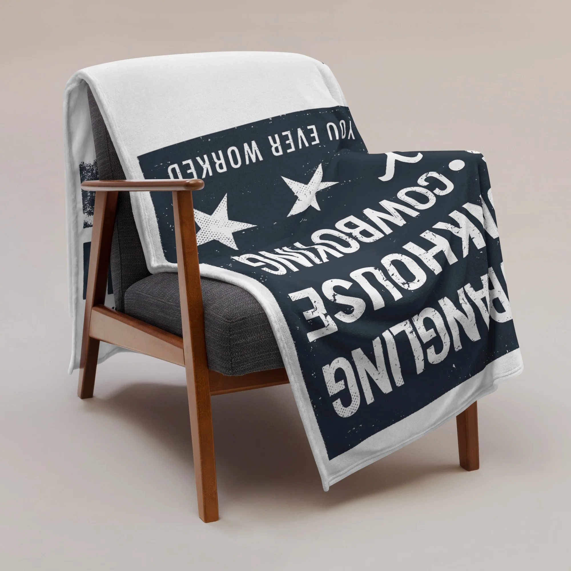 Yellowstone Bunkhouse Fleece Blanket - Image 3