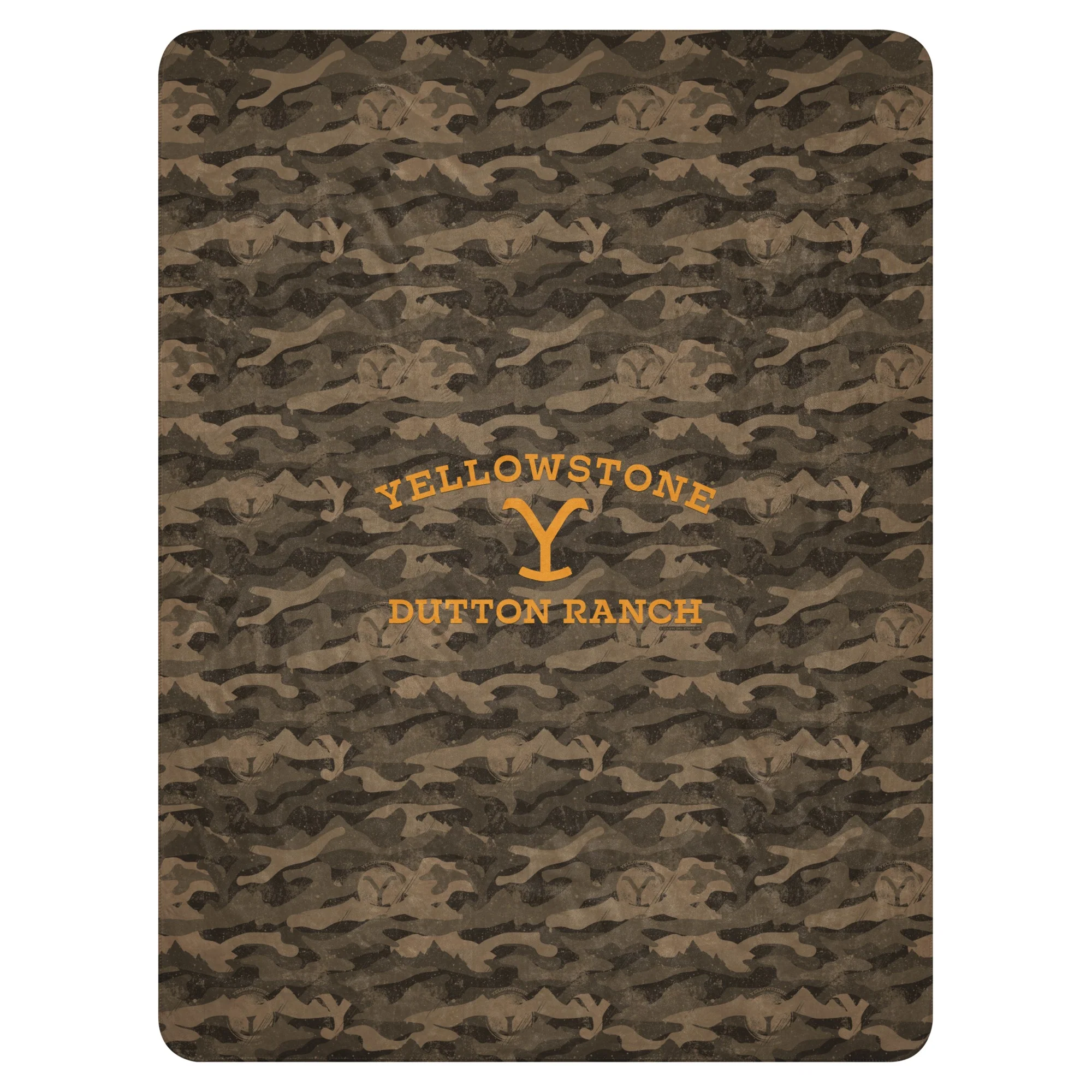 Yellowstone Camo Sherpa Blanket - Image 9