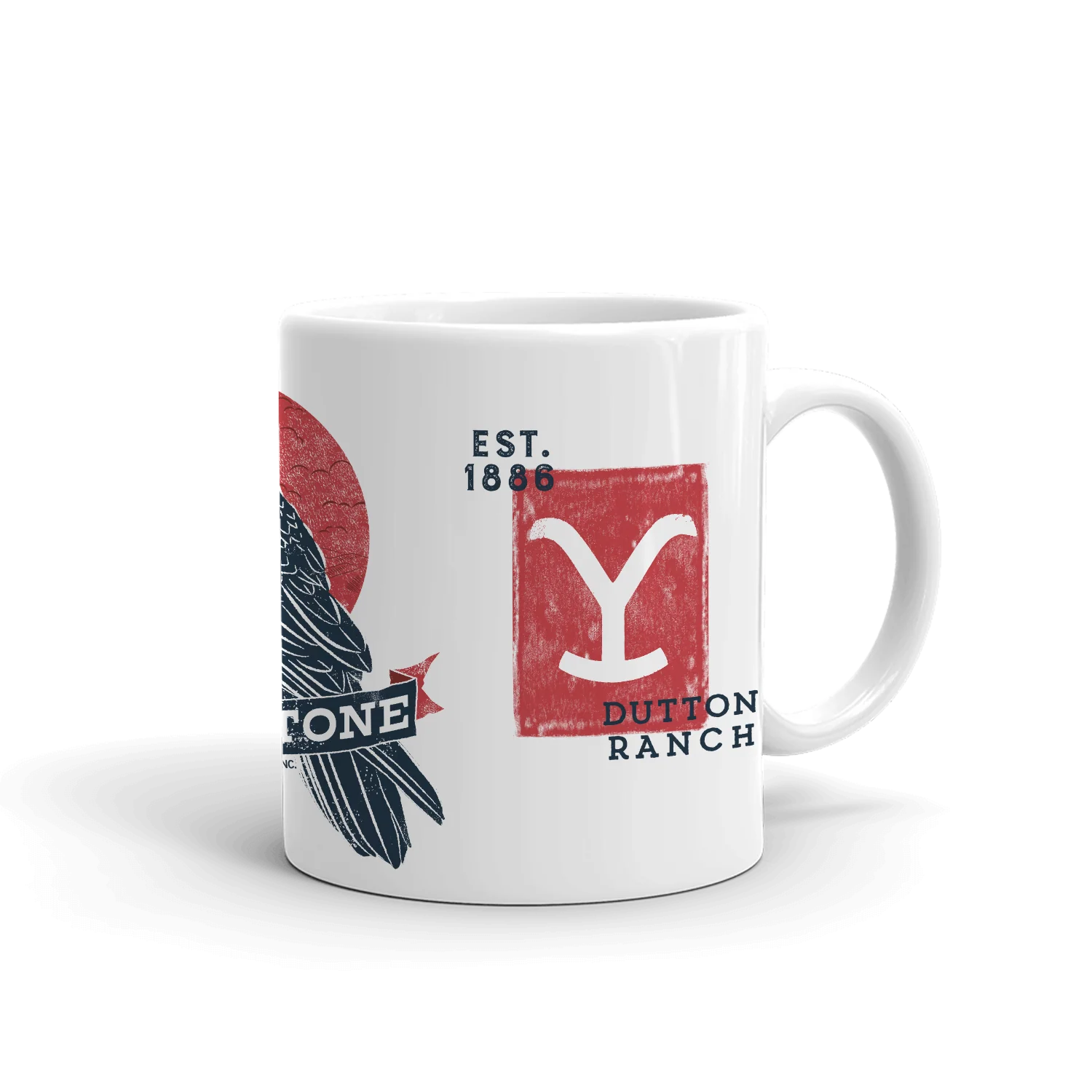 Yellowstone Can't Reason With Evil White Mug - Image 3