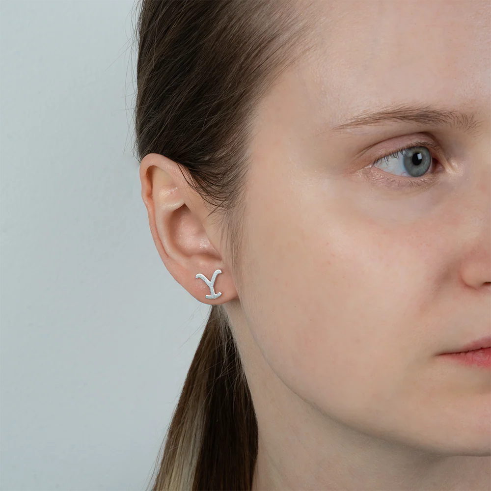 Yellowstone Signature Y Stud Earrings - Image 3