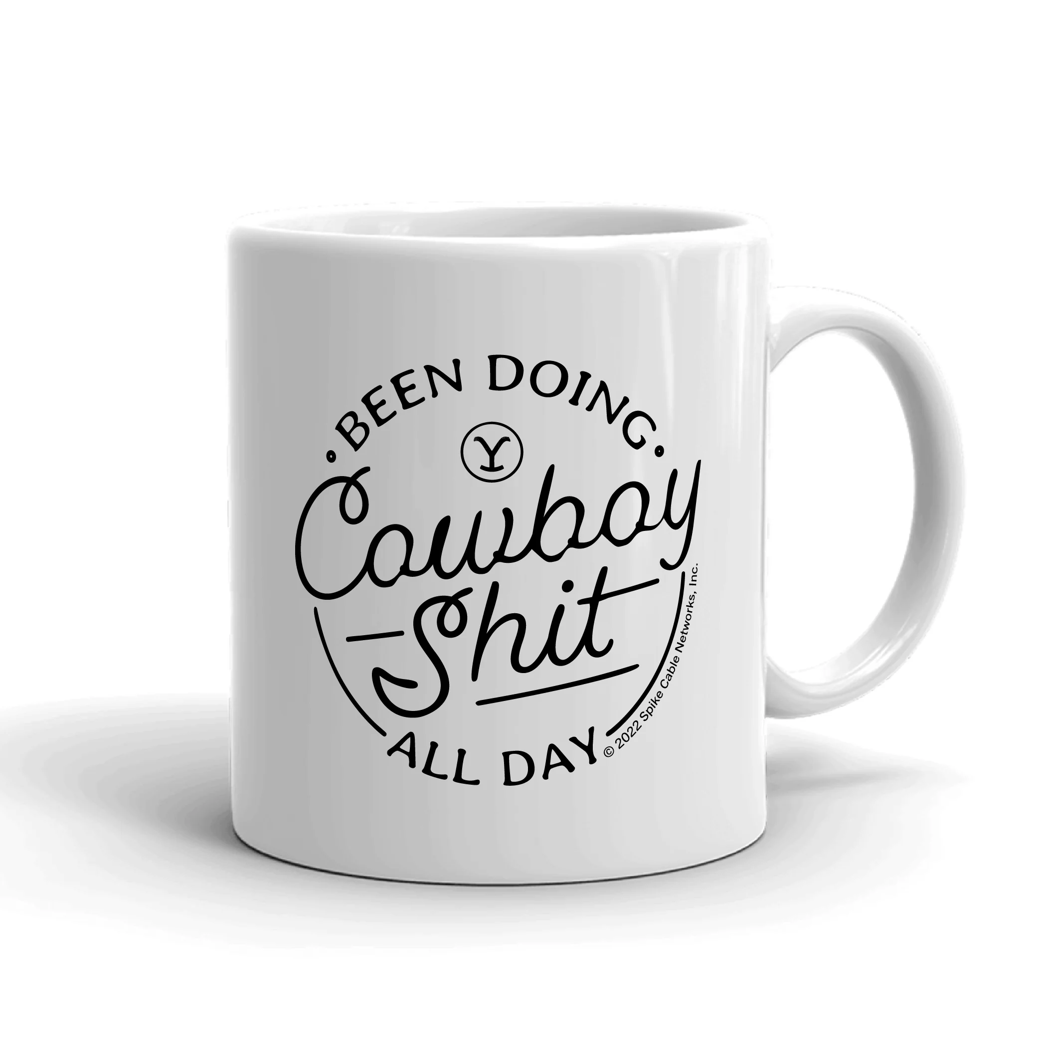 Yellowstone Cowboy White Mug - Image 3