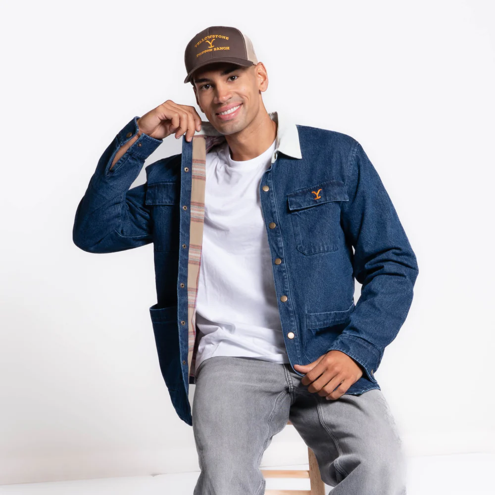 Yellowstone Denim Embroidered Barn Jacket - Image 2