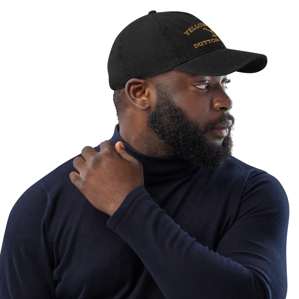 Yellowstone Dutton Ranch Embroidered Denim Hat - Image 3