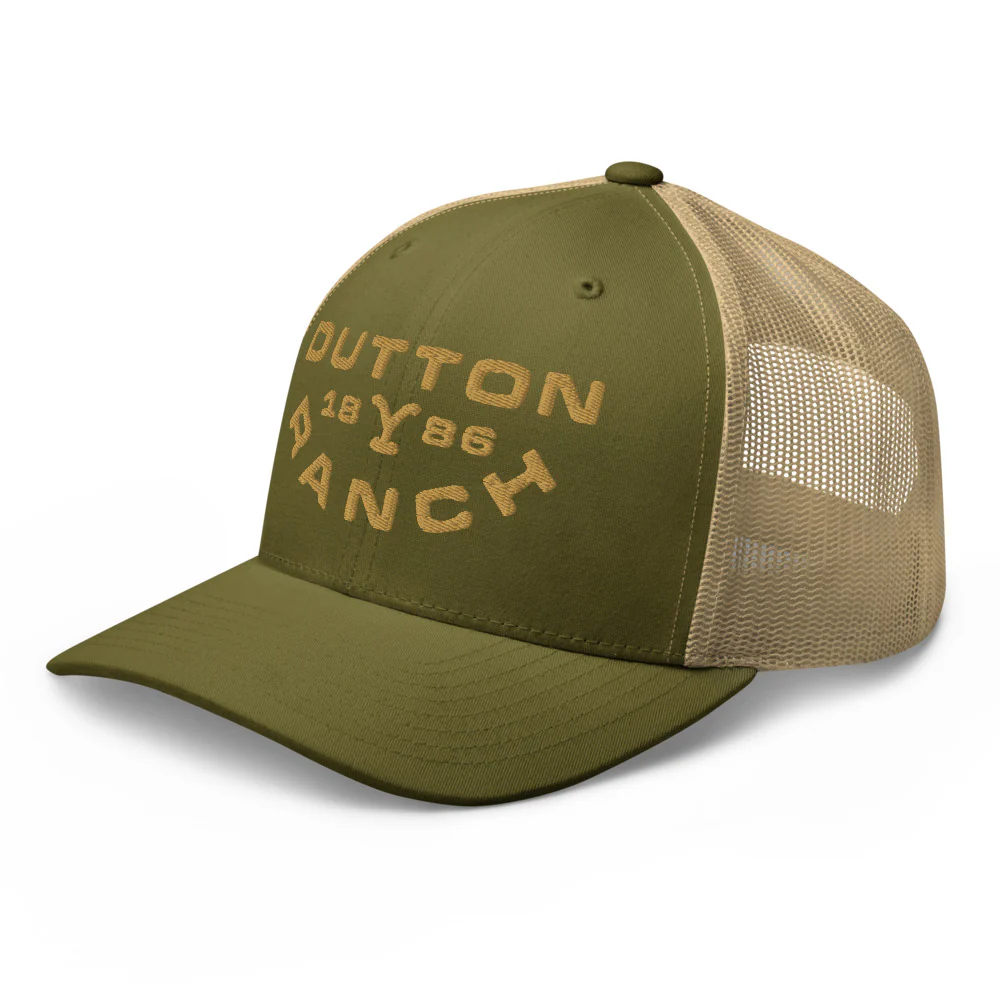 Yellowstone Dutton Ranch Embroidered Trucker Hat - Image 2