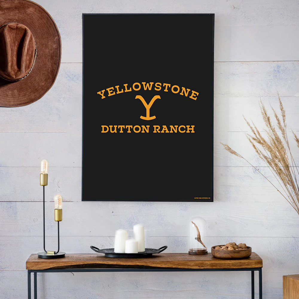 Yellowstone Dutton Ranch Logo Satin Poster - Image 2