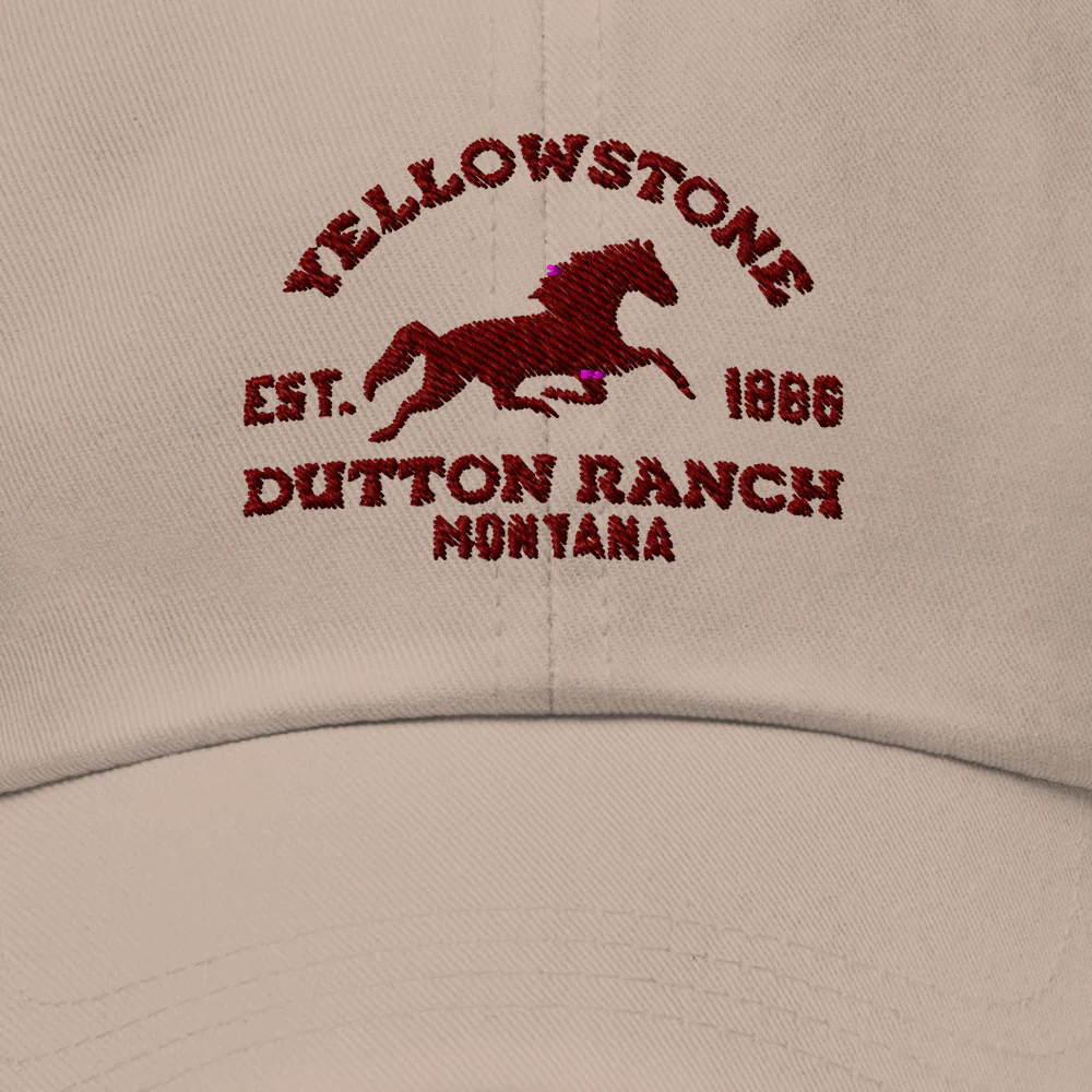 Yellowstone Dutton Ranch Montana Classic Dad Hat - Image 2