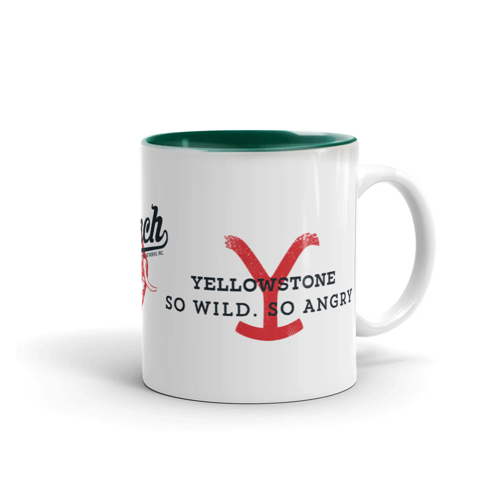 Yellowstone Dutton Ranch The Whole World Is A Test Two-Tone Mug - Image 3