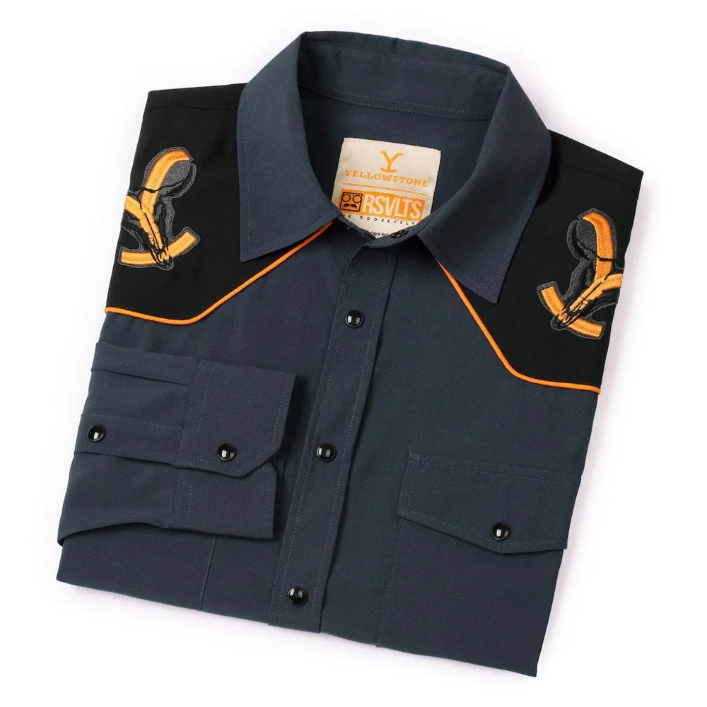 Yellowstone x RSLVTS Long Sleeve Roper Shirt - Image 5