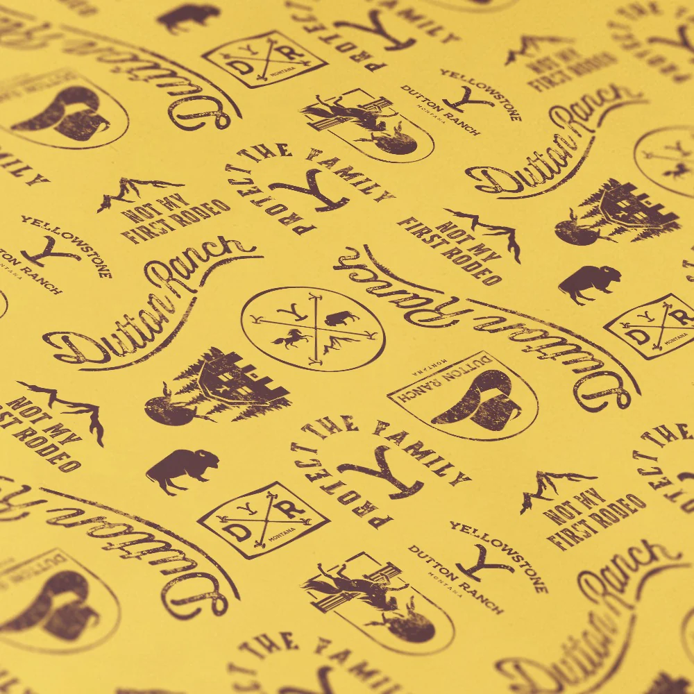 Yellowstone Icons Satin Wrapping Paper - Image 2