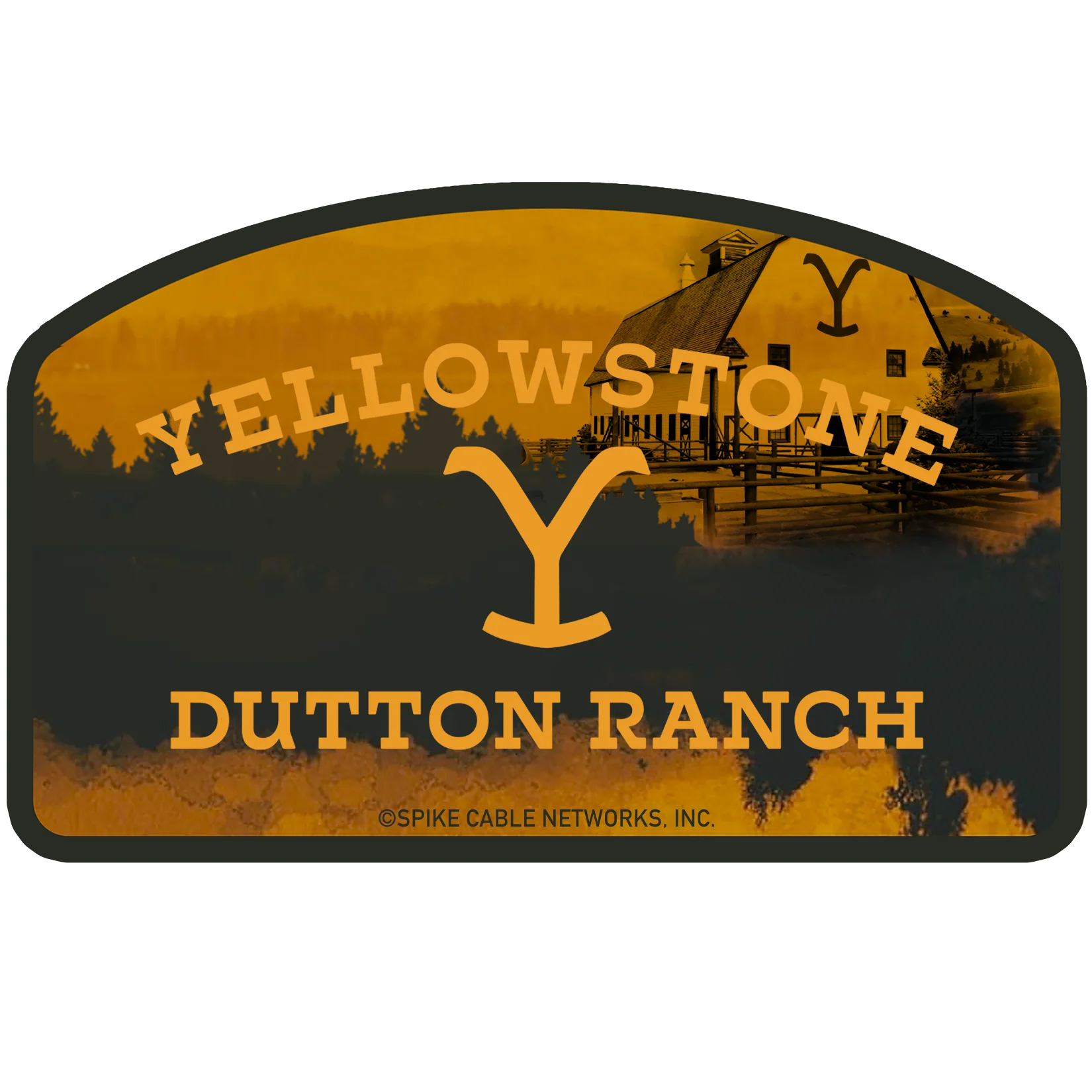 Yellowstone Logo Scenery Sticker Assorted Pack of 3 - Image 3
