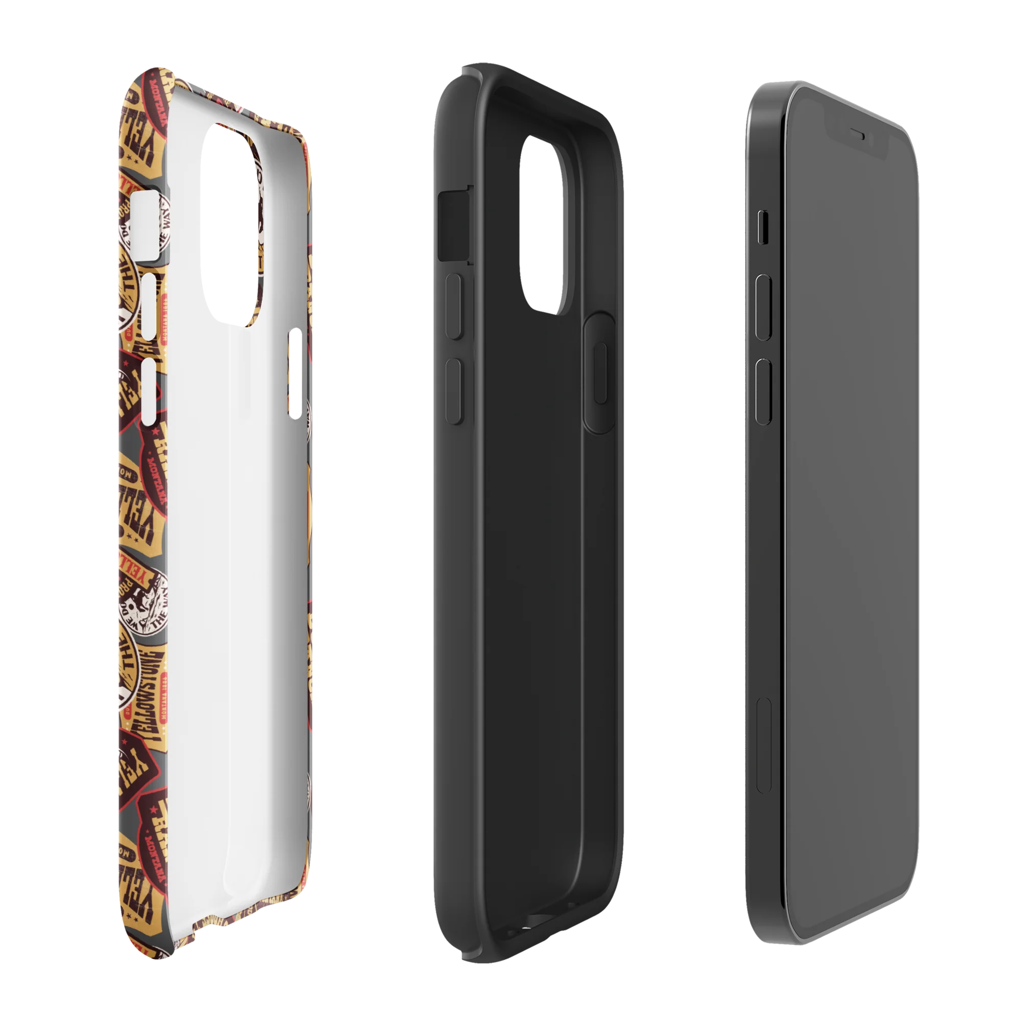 Yellowstone Patches Tough Phone Case - iPhone - Image 2