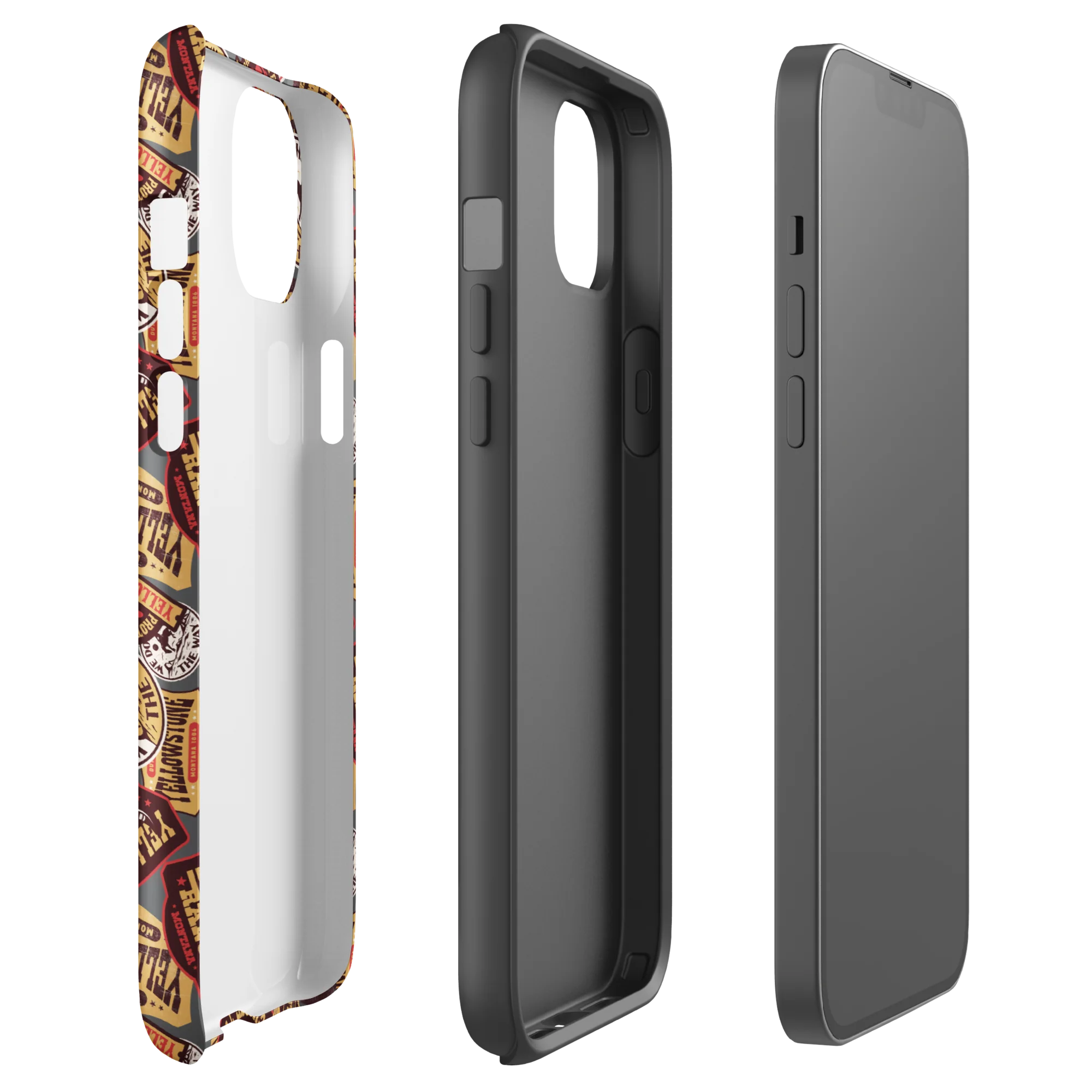 Yellowstone Patches Tough Phone Case - iPhone - Image 29