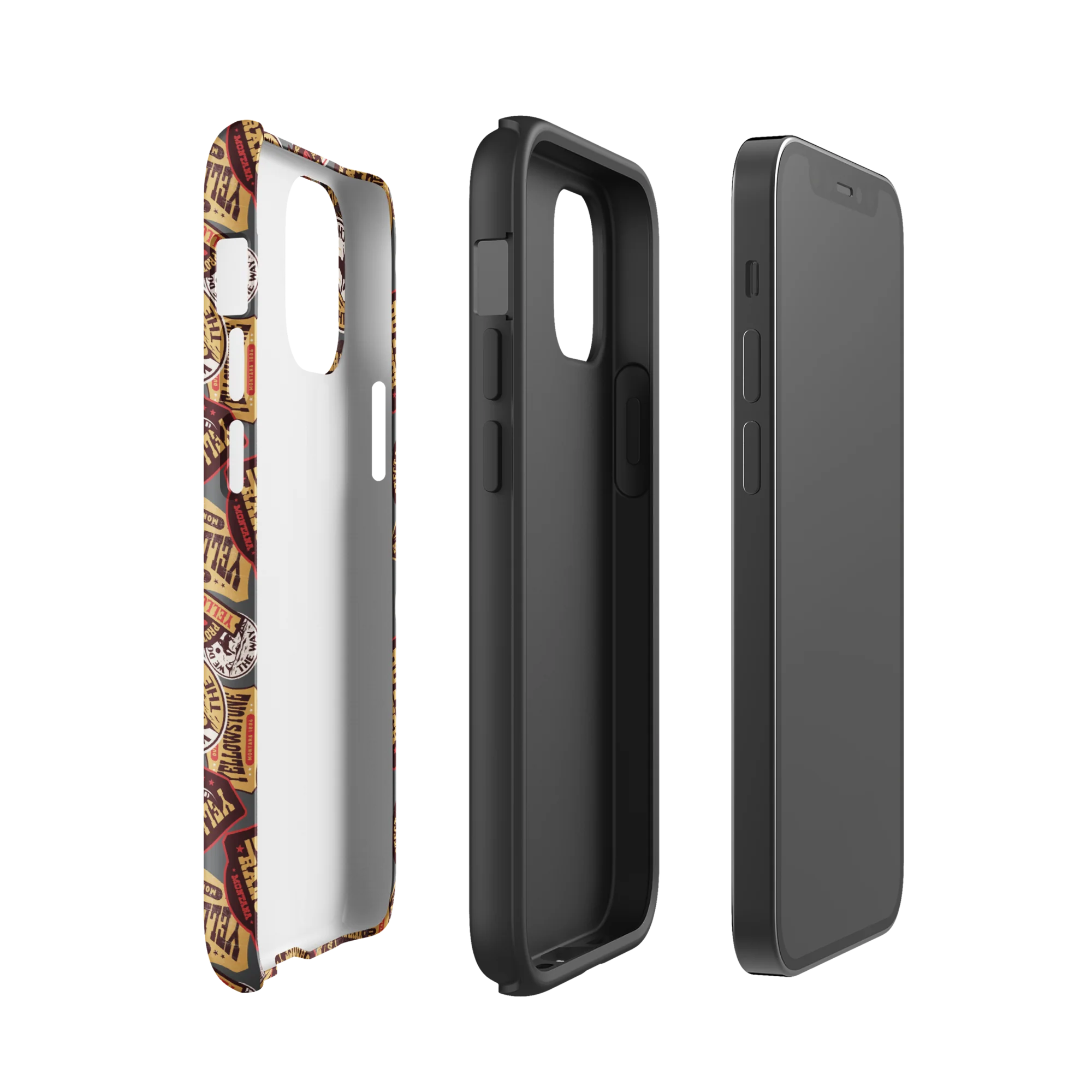 Yellowstone Patches Tough Phone Case - iPhone - Image 5