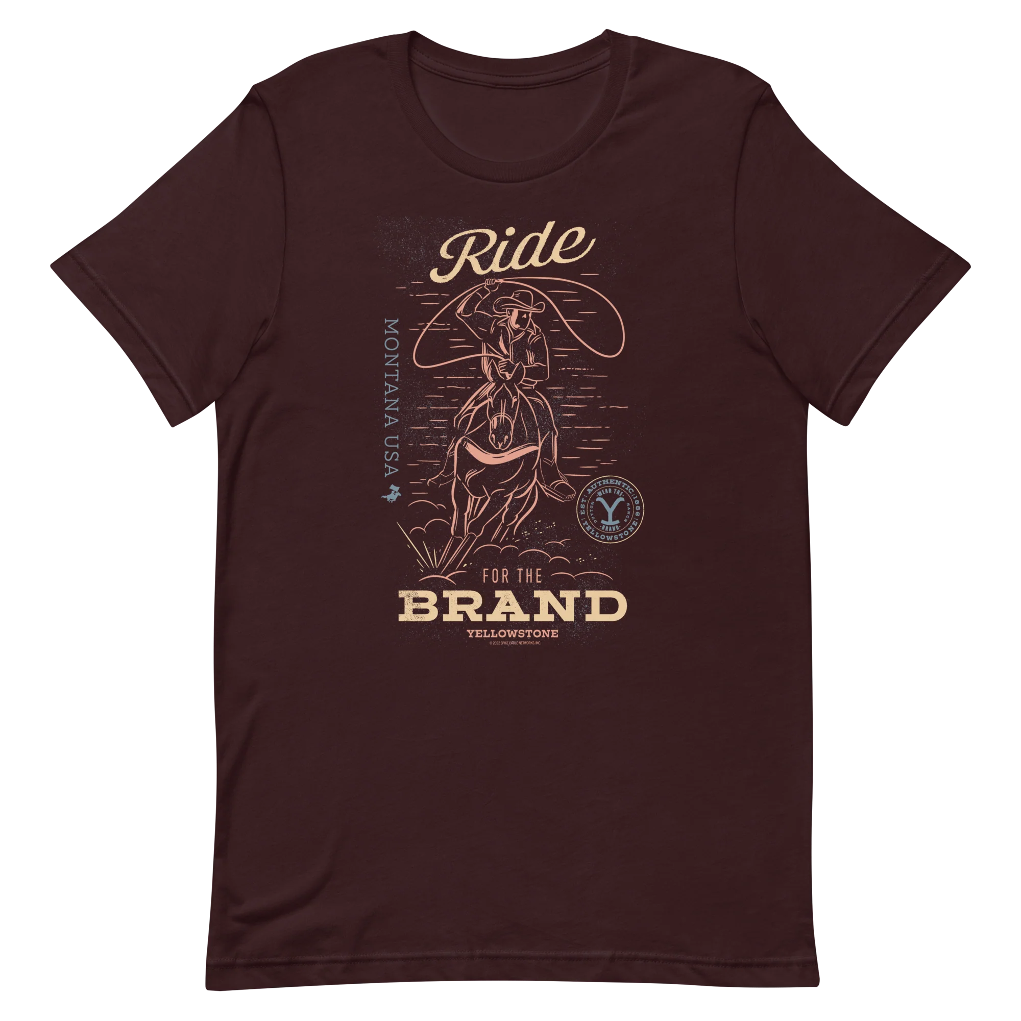Yellowstone Ride for the Brand Adult Short Sleeve T-Shirt - Image 4