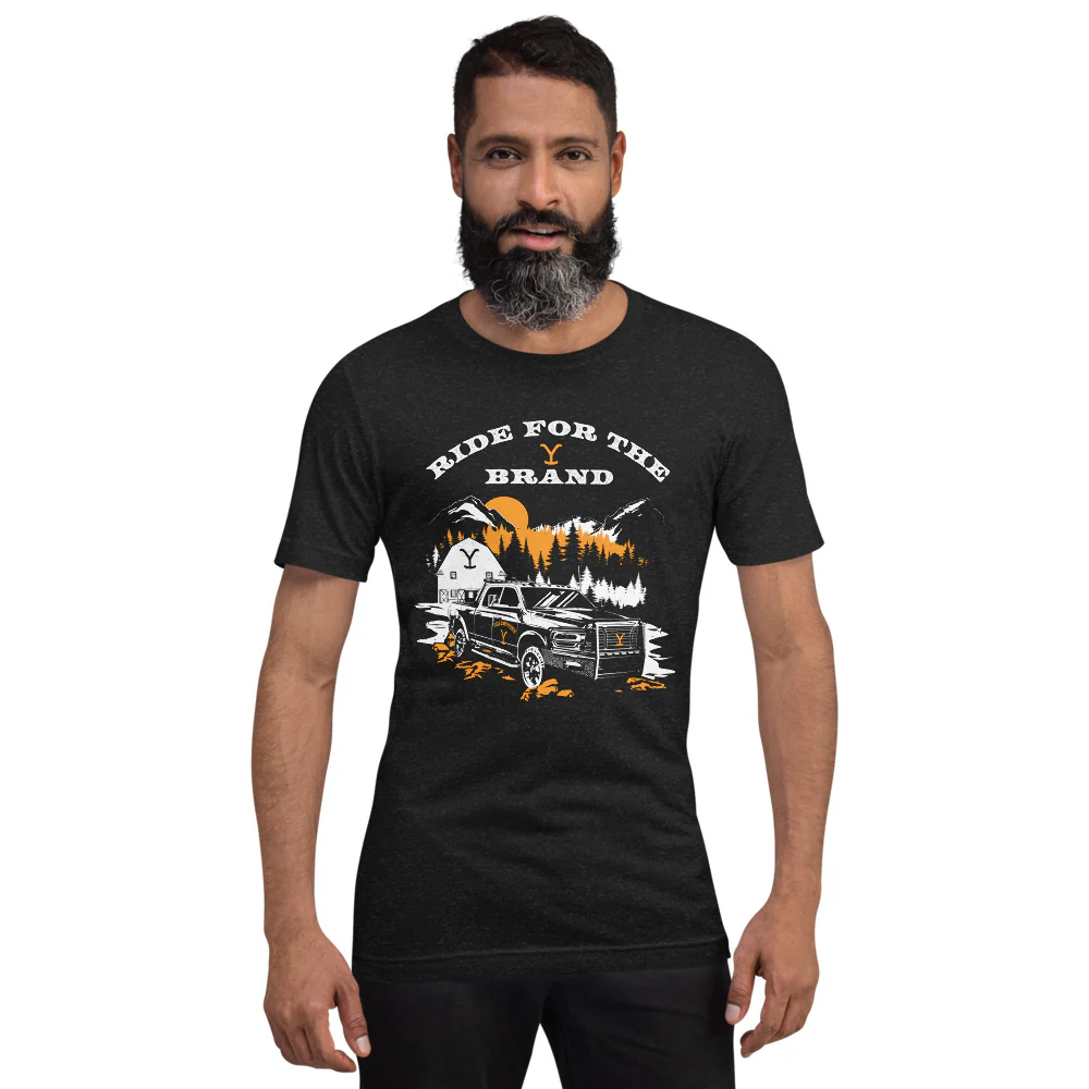 Yellowstone Ride for the Brand Truck Unisex T-Shirt - Image 2