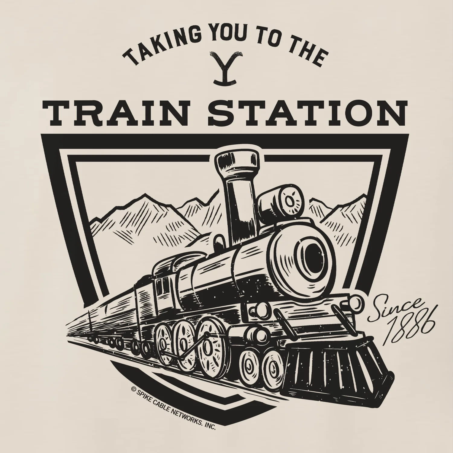 Yellowstone Taking You to the Train Station Adult Short Sleeve T-Shirt - Image 3
