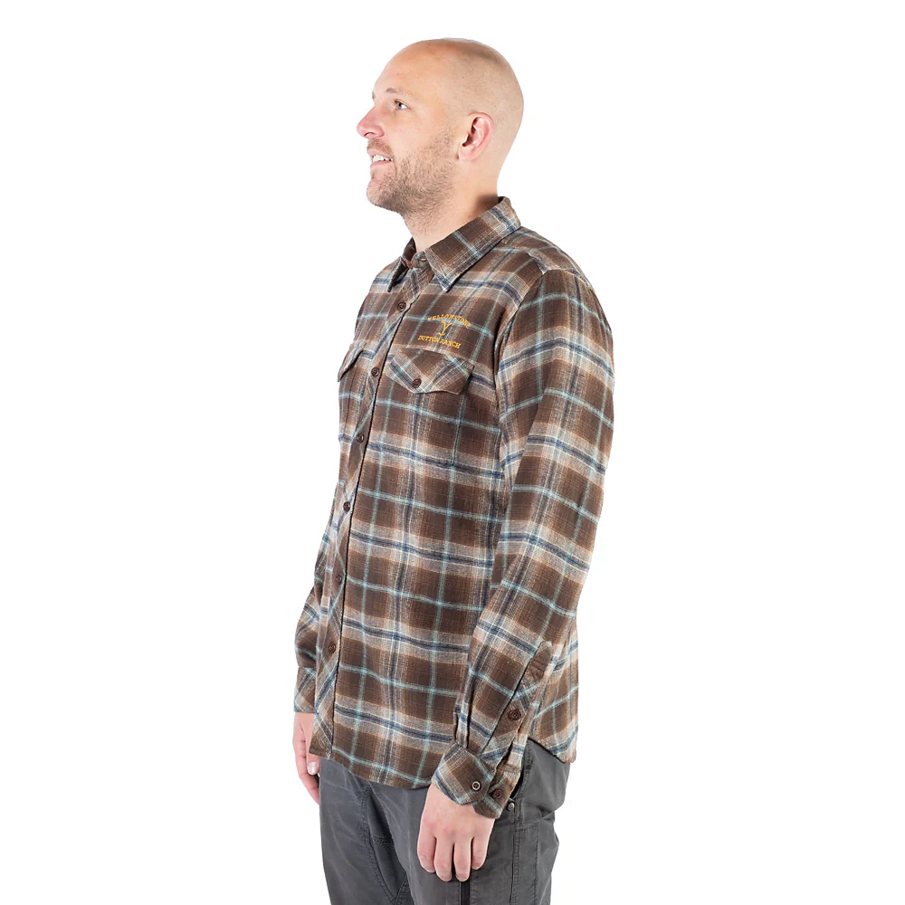 Yellowstone Embroidered The Original Flyshacker Plaid Flannel - Image 6