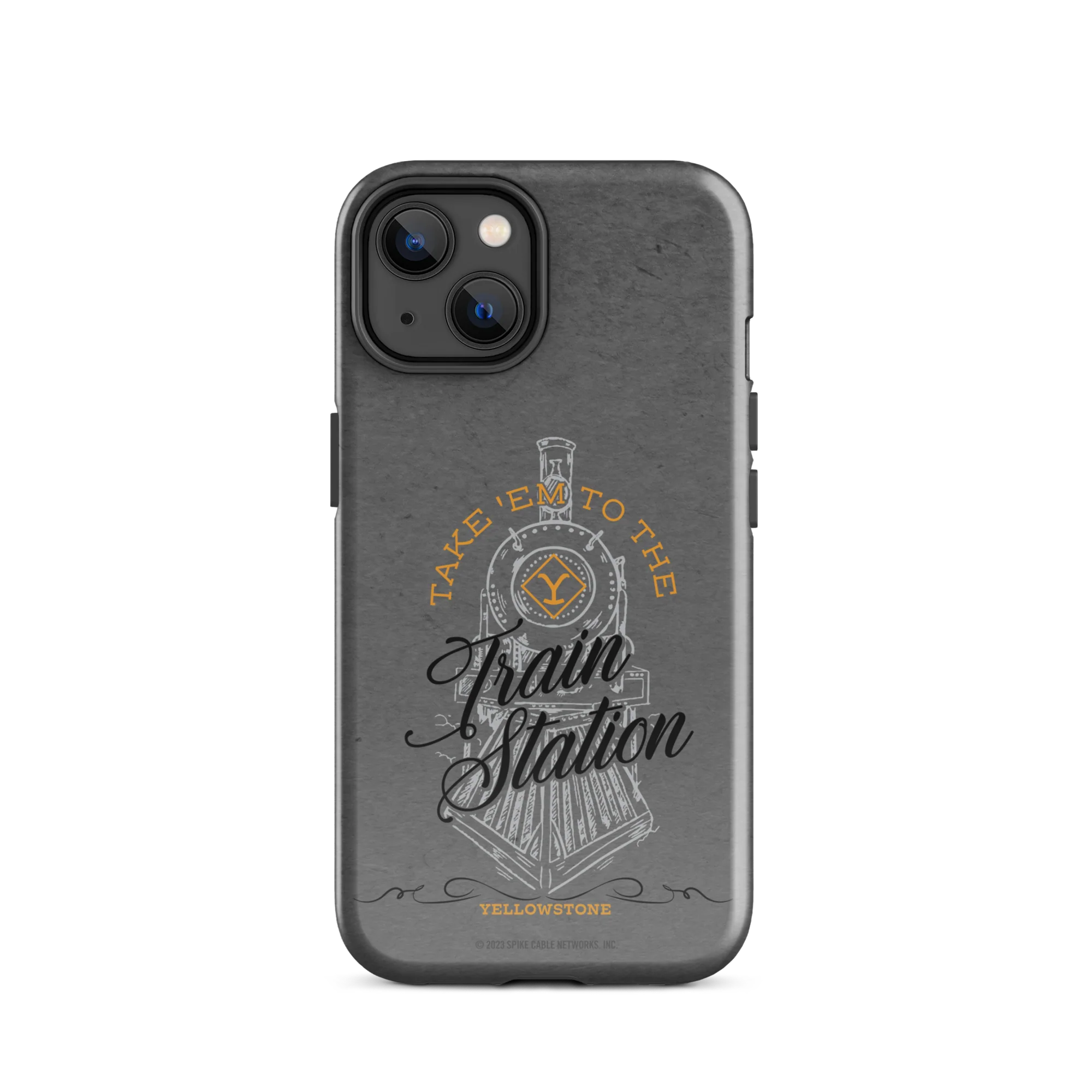 Yellowstone Train Station Tough Phone Case - iPhone - Image 25