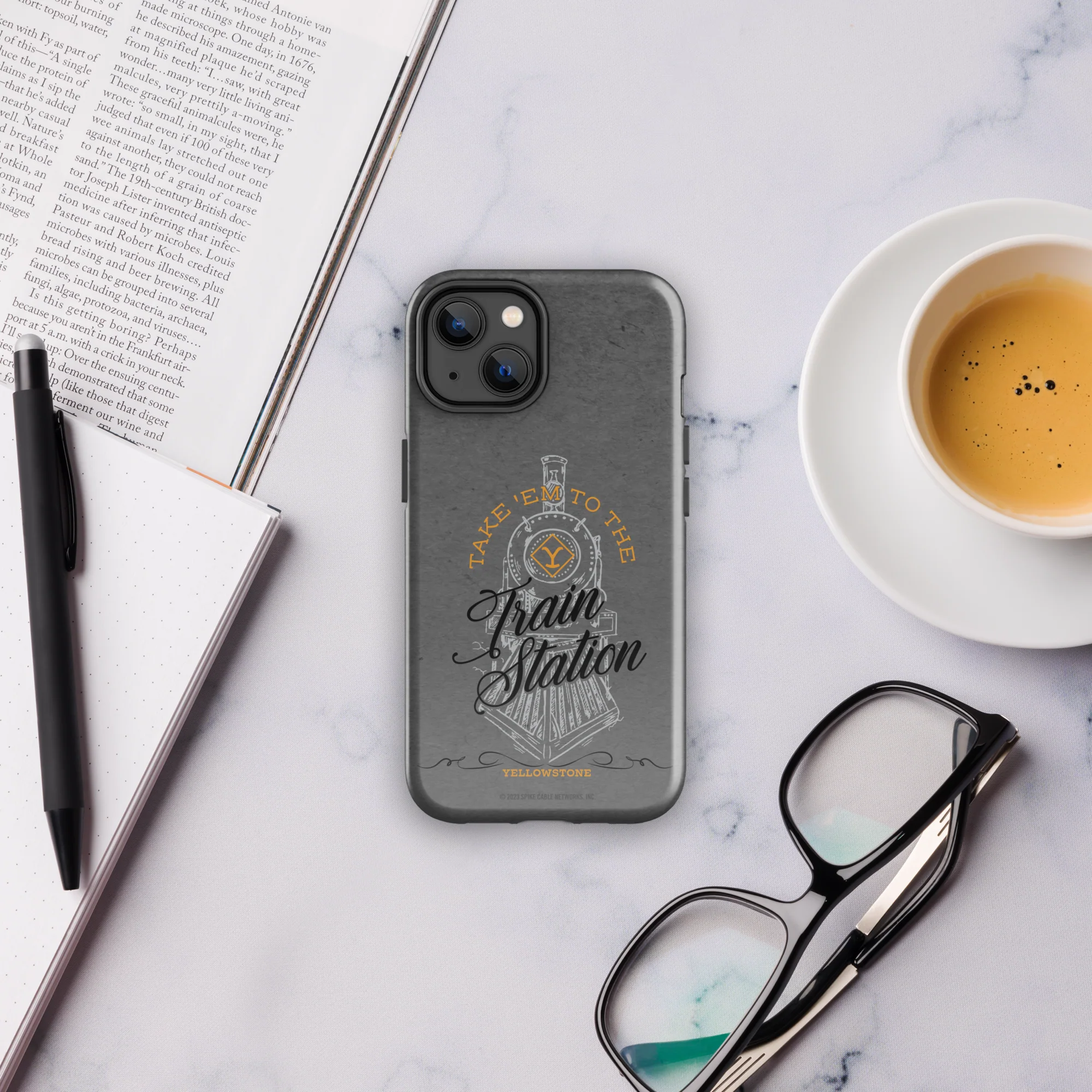 Yellowstone Train Station Tough Phone Case - iPhone - Image 27