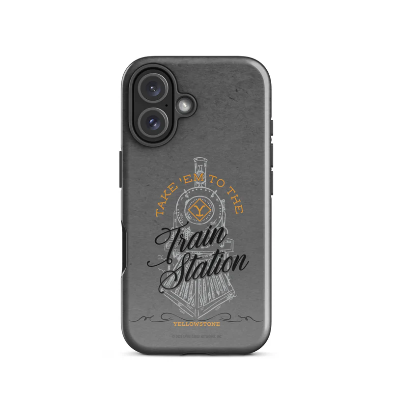 Yellowstone Train Station Tough Phone Case - iPhone - Image 3