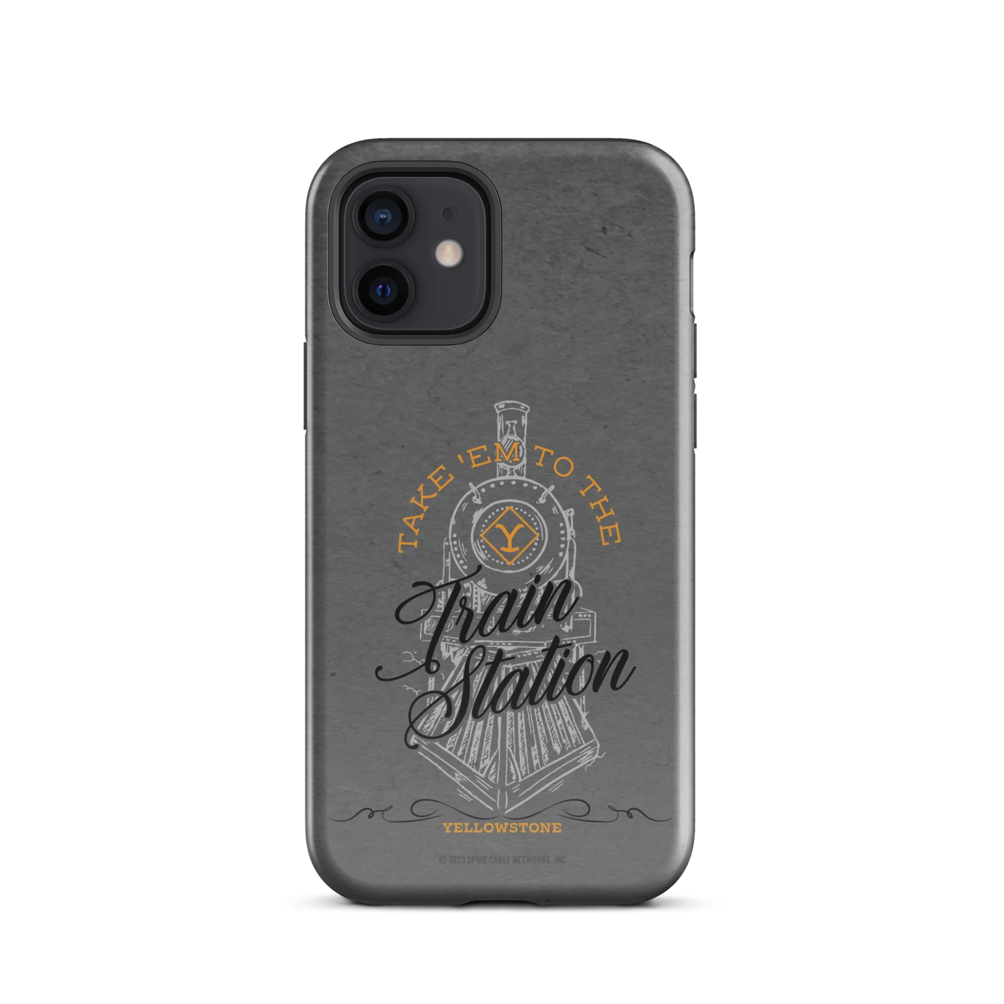 Yellowstone Train Station Tough Phone Case - iPhone - Image 49