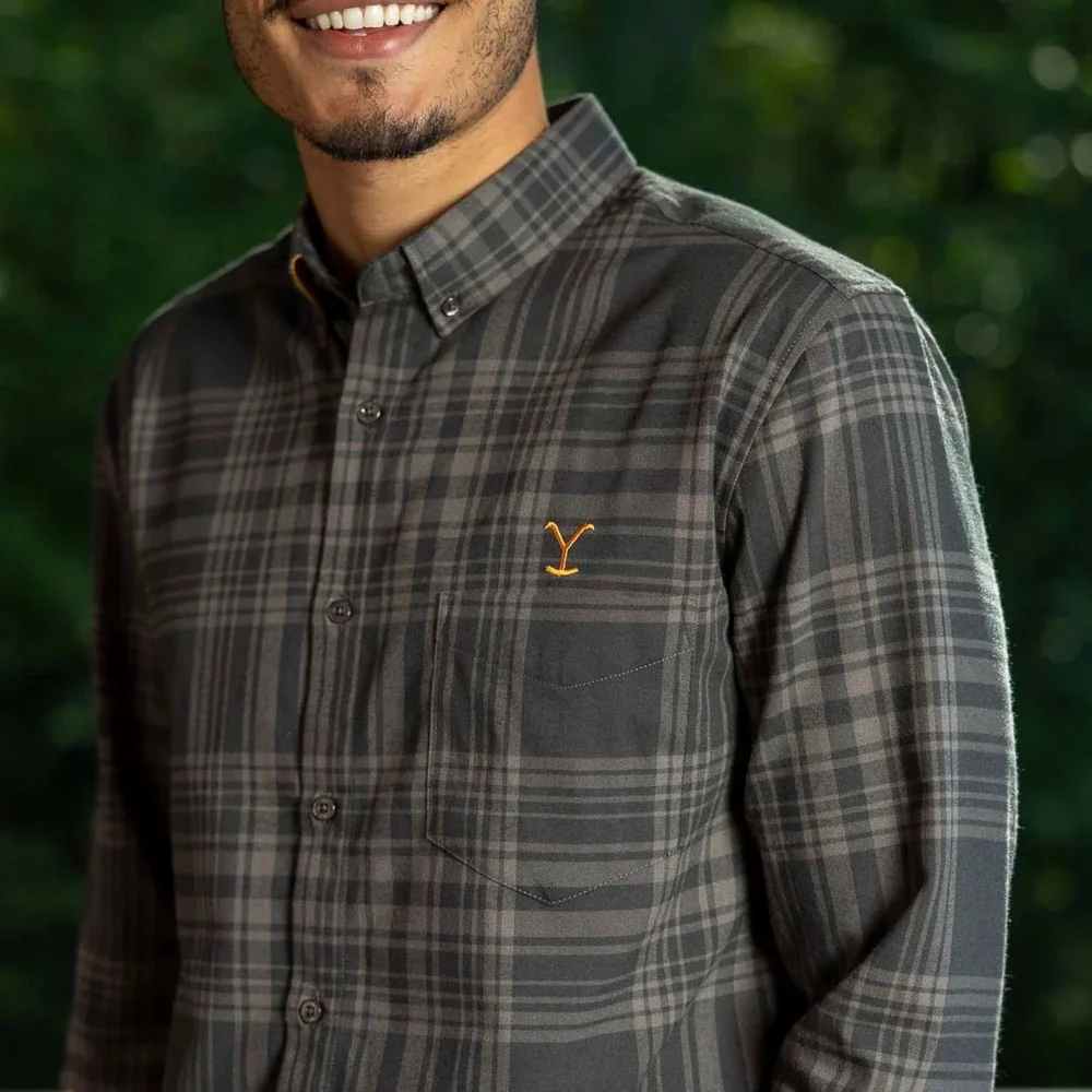 Yellowstone x RSVLTS Plaid Long Sleeve Flannel - Image 3