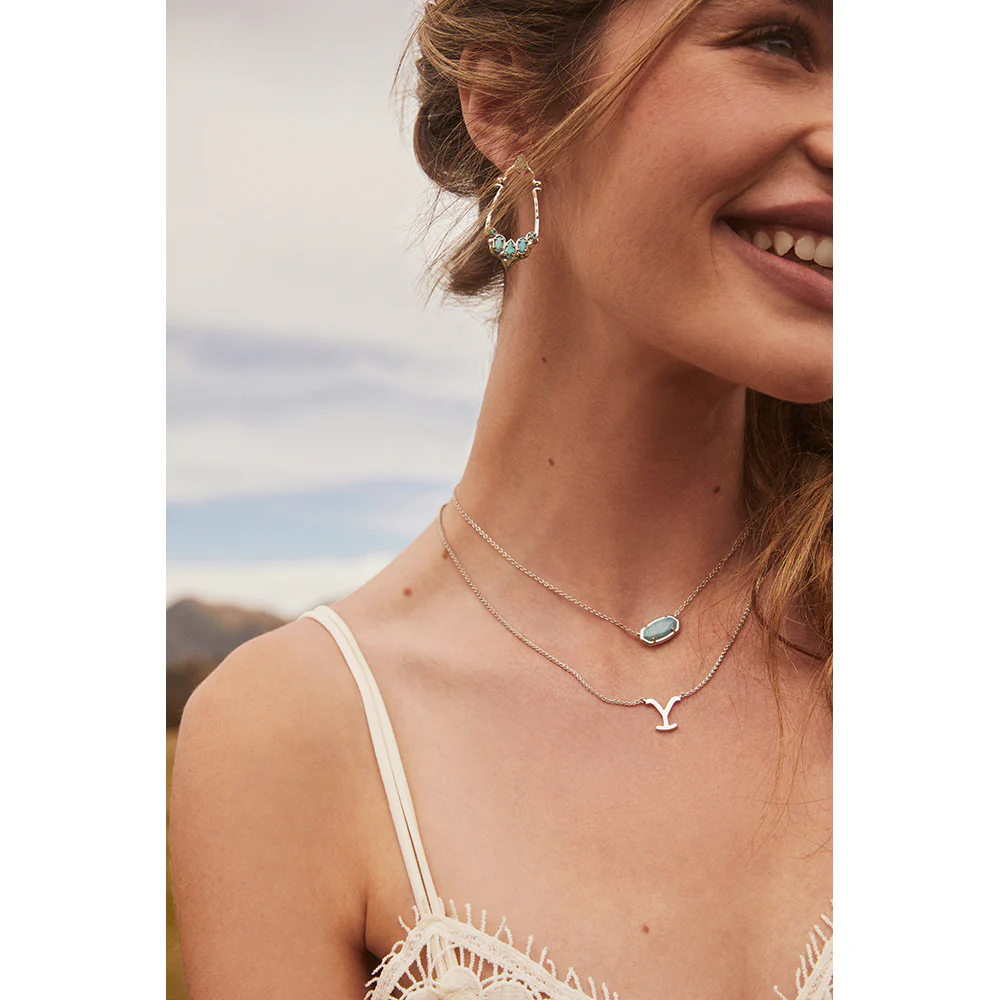 Yellow Rose by Kendra Scott x Yellowstone Dutton Small Short Pendant Necklace - Image 4