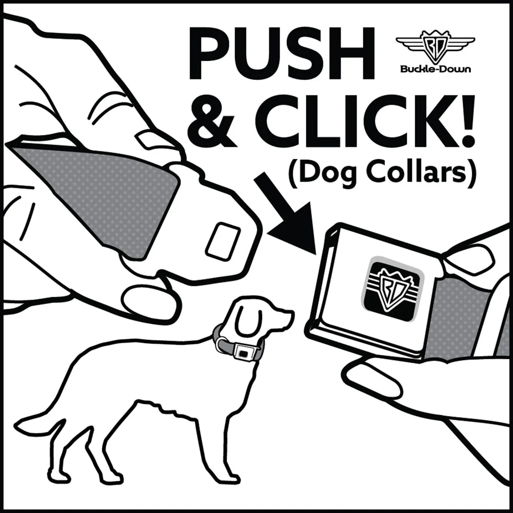 Yellowstone Y Logo Black/White Seatbelt Buckle Pet Collar - Image 10