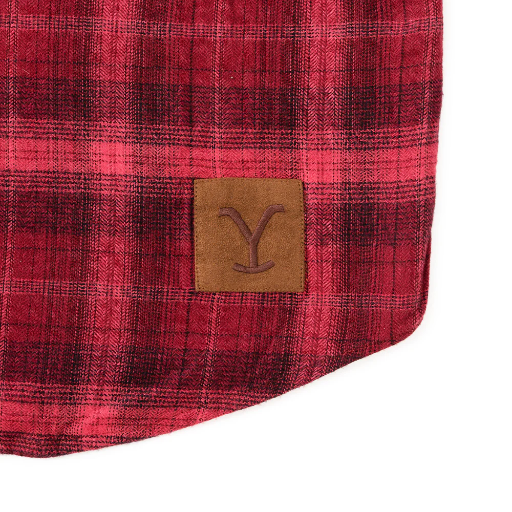 Yellowstone Y Logo Women's Snuggler Flannel Dress - Image 6